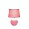 15.5&#x27;&#x27; Pink Round Base Table Lamp